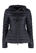 Load image into Gallery viewer, Amethyste hooded short down jacket
