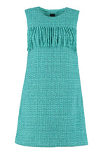 Load image into Gallery viewer, Fringed tweed dress
