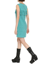 Load image into Gallery viewer, Fringed tweed dress
