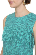 Load image into Gallery viewer, Fringed tweed dress
