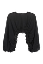 Load image into Gallery viewer, Carambola ruffled viscose top
