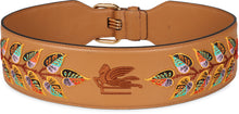 Load image into Gallery viewer, Leather belt with logo
