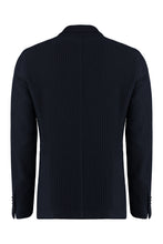 Load image into Gallery viewer, Double-breasted wool blend blazer

