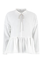 Load image into Gallery viewer, Ruffled silk blouse

