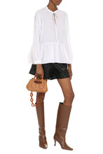 Load image into Gallery viewer, Ruffled silk blouse

