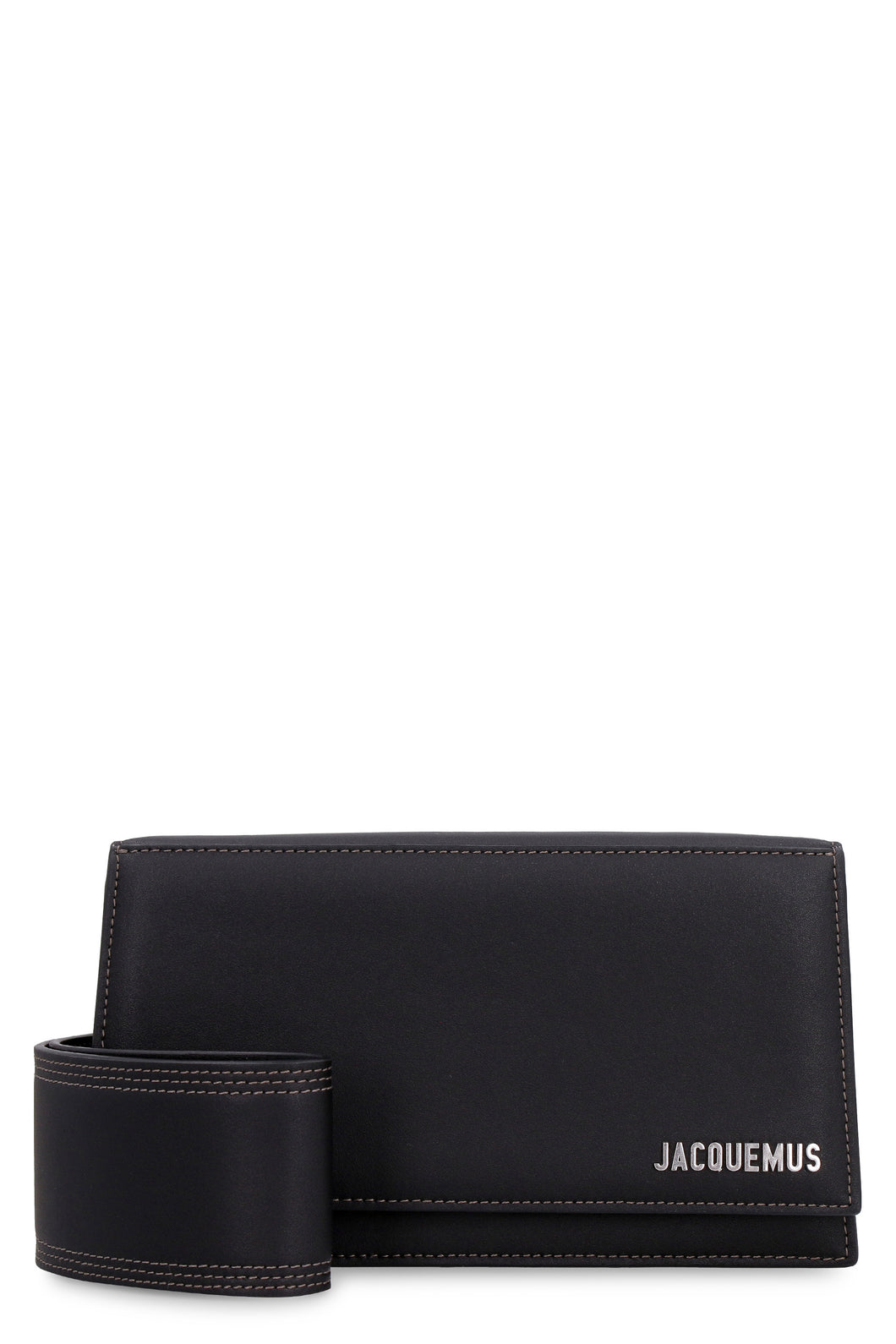 Le Bambino homme leather messenger bag