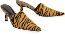 Load image into Gallery viewer, Cynthia calf hair pointy-toe mules
