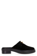 Load image into Gallery viewer, Walker leather slippers with horsebit detail
