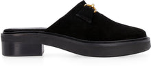 Load image into Gallery viewer, Walker leather slippers with horsebit detail
