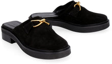 Load image into Gallery viewer, Walker leather slippers with horsebit detail
