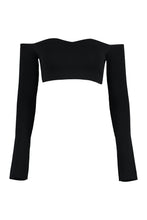 Load image into Gallery viewer, Long sleeve crop top
