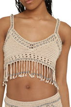 Load image into Gallery viewer, Knitted crop top
