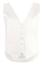Load image into Gallery viewer, Cotton-linen blend vest
