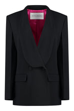 Load image into Gallery viewer, Double-breasted one-button blazer
