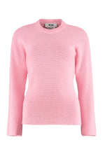 Load image into Gallery viewer, Ribbed crew-neck sweater
