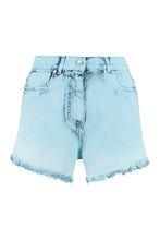 Load image into Gallery viewer, High-rise cut-off denim shorts
