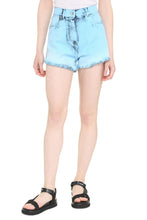Load image into Gallery viewer, High-rise cut-off denim shorts
