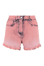 Load image into Gallery viewer, High-rise cut-off denim shorts

