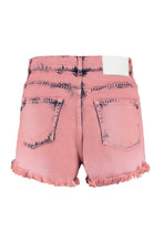 Load image into Gallery viewer, High-rise cut-off denim shorts
