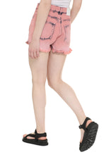 Load image into Gallery viewer, High-rise cut-off denim shorts
