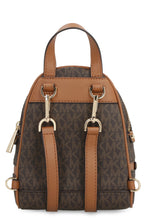 Load image into Gallery viewer, Rhea Zip mini backpack in coated canvas
