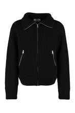 Load image into Gallery viewer, High collar zipped cardigan
