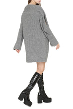 Load image into Gallery viewer, Ribbed knit dress
