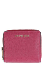 Load image into Gallery viewer, Small leather flap-over wallet
