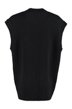 Load image into Gallery viewer, Casey ribbed sleeveless cardigan

