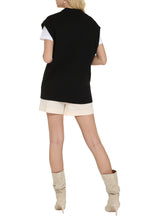 Load image into Gallery viewer, Casey ribbed sleeveless cardigan
