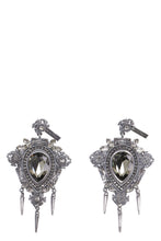 Load image into Gallery viewer, Long silver earrings
