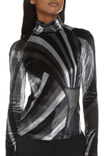Load image into Gallery viewer, Printed long-sleeve top
