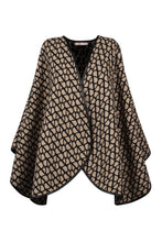 Load image into Gallery viewer, Wool and cashmere blend poncho
