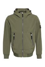 Load image into Gallery viewer, Hooded techno fabric raincoat
