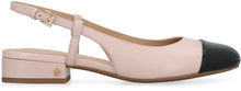 Load image into Gallery viewer, Perla leather slingback pumps
