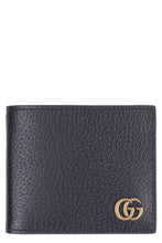 Load image into Gallery viewer, Leather flap-over wallet
