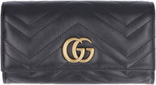 Load image into Gallery viewer, GG Marmont continental leather wallet
