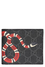 Load image into Gallery viewer, GG Supreme fabric flap-over wallet

