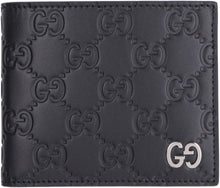 Load image into Gallery viewer, All over logo flap-over wallet
