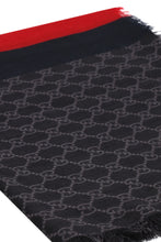 Load image into Gallery viewer, Wool scarf with all-over logo
