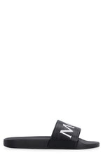 Load image into Gallery viewer, Bastien leather slides with logo
