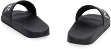 Load image into Gallery viewer, Bastien leather slides with logo
