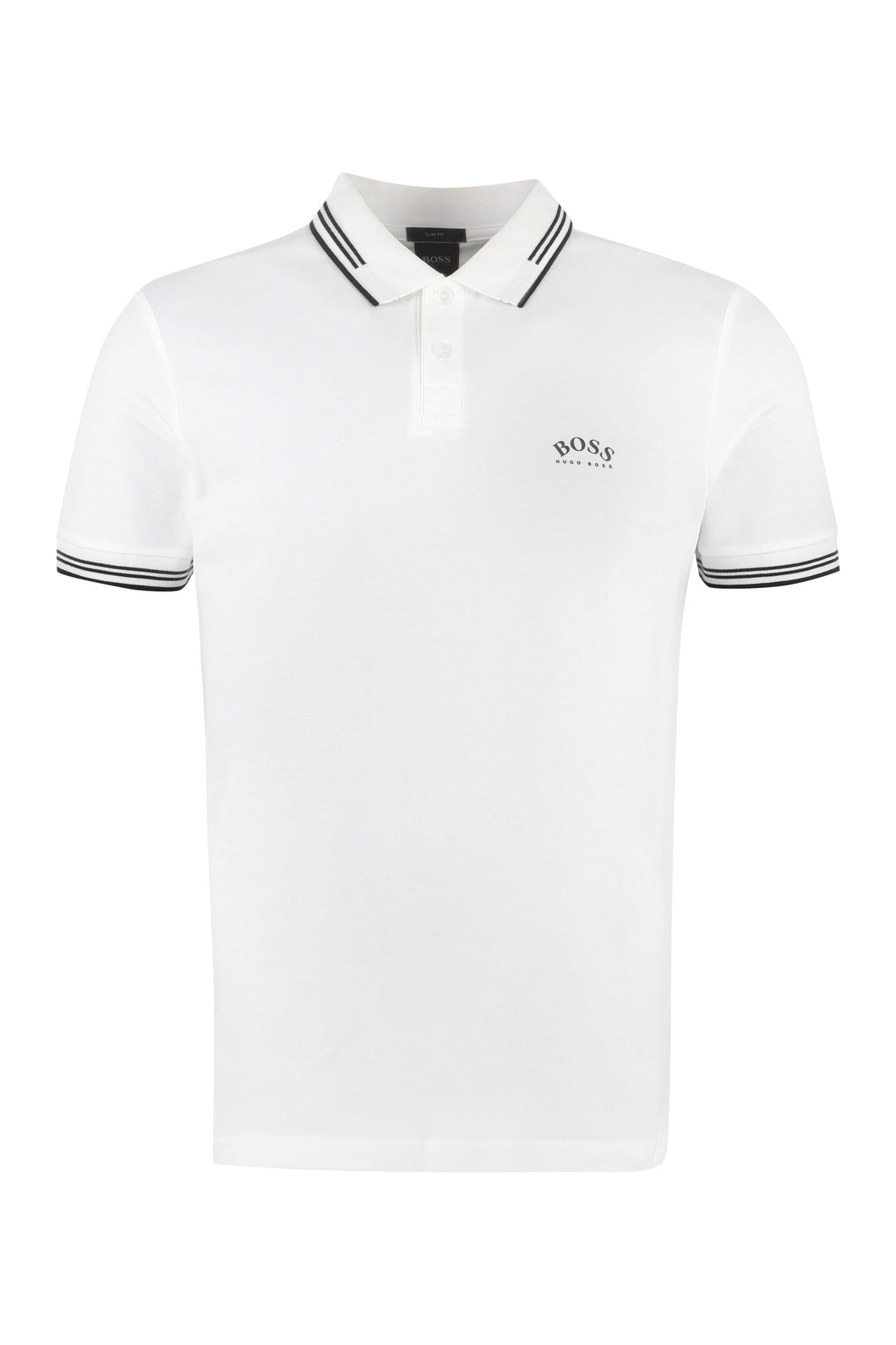 Short sleeve cotton polo shirt