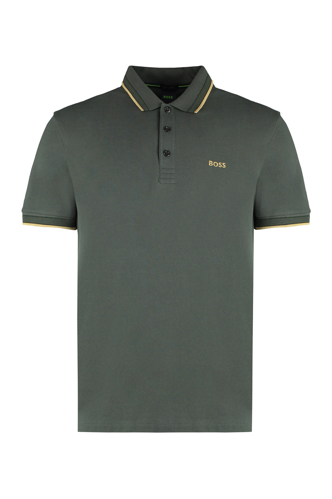 Cotton-piqué polo shirt