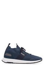 Load image into Gallery viewer, Titanium techno fabric low-top sneakers
