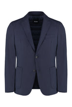 Load image into Gallery viewer, Virgin wool blend single-breast jacket
