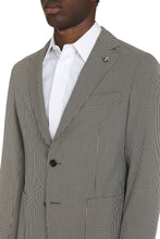 Load image into Gallery viewer, Houndstooth single breast blazer
