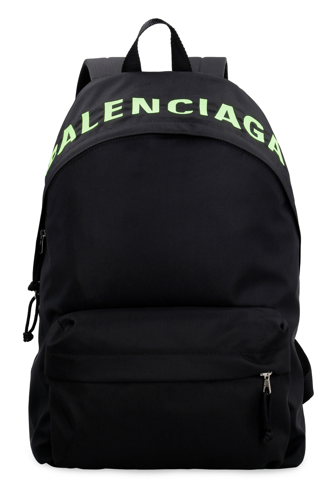 Wheel logo detail nylon backpack