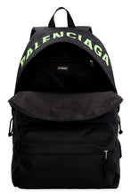 Load image into Gallery viewer, Wheel logo detail nylon backpack
