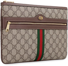 Load image into Gallery viewer, Ophidia canvas flat clutch
